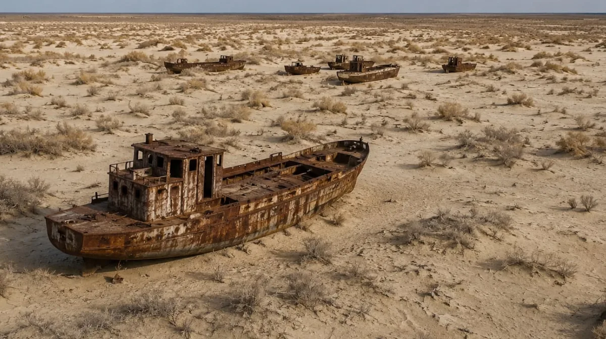En 1960, la Unión Soviética desvió dos ríos para cuidar sus cultivos y 66 años después nadie podía reconocer el triste paisaje