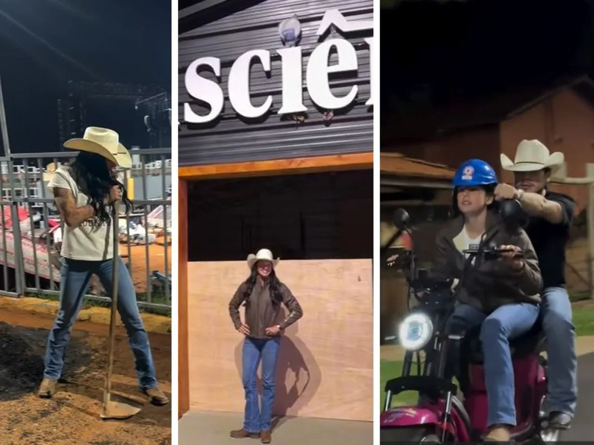 Ana Castela faz tour pela madrugada e mostra os bastidores da Festa do Peão de Barretos