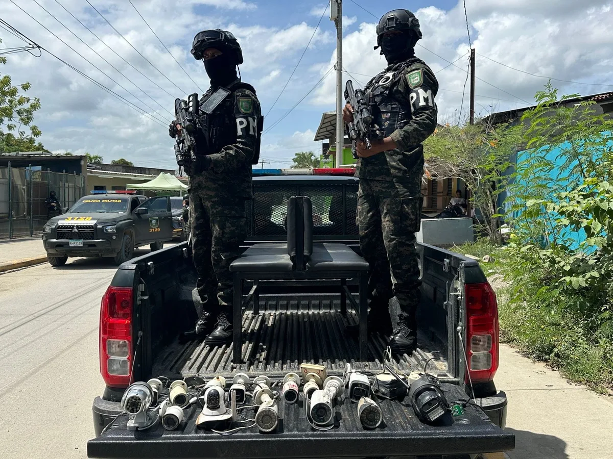 Desmantelan red de cámaras presuntamente usadas por estructuras criminales en Honduras