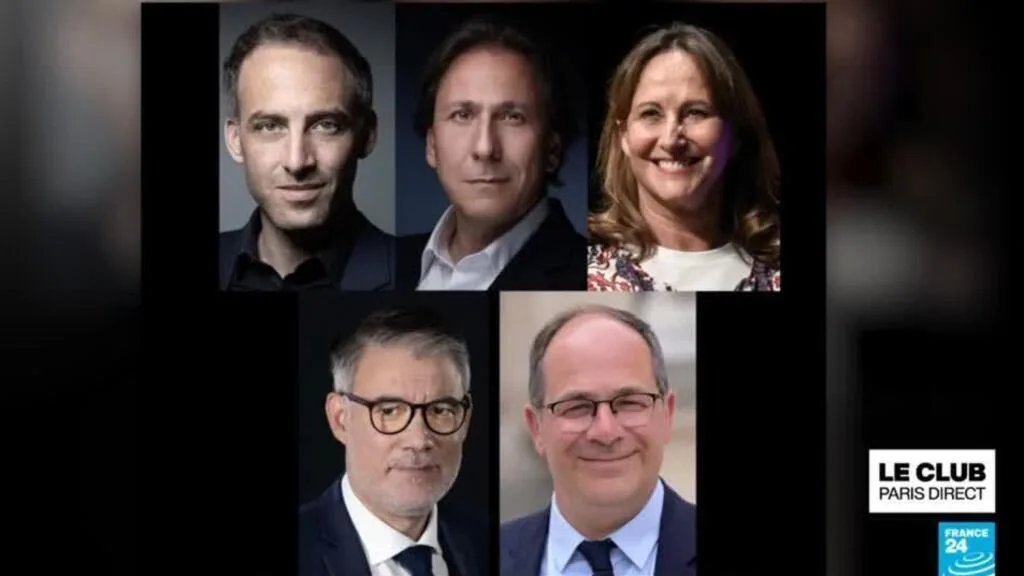 Présidentielle en France : premier débat télévisé entre les cinq candidats socialistes