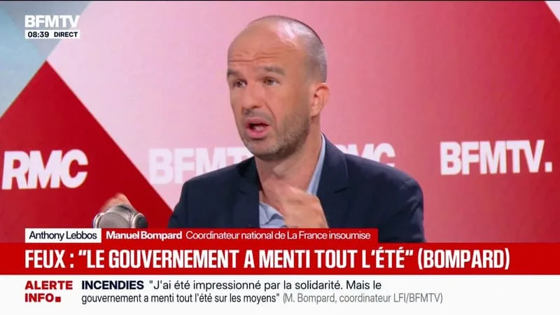 Manuel Bompard souhaite que des financements soients "débloqués immédiatement" pour la préparation à la lutte contre les incendies