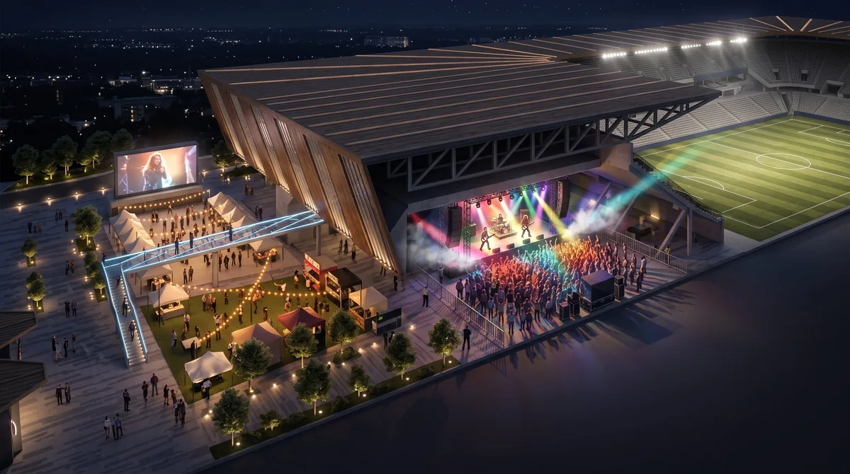 Así será la sala de conciertos que tendrá el nuevo estadio del Atlas en Guadalajara