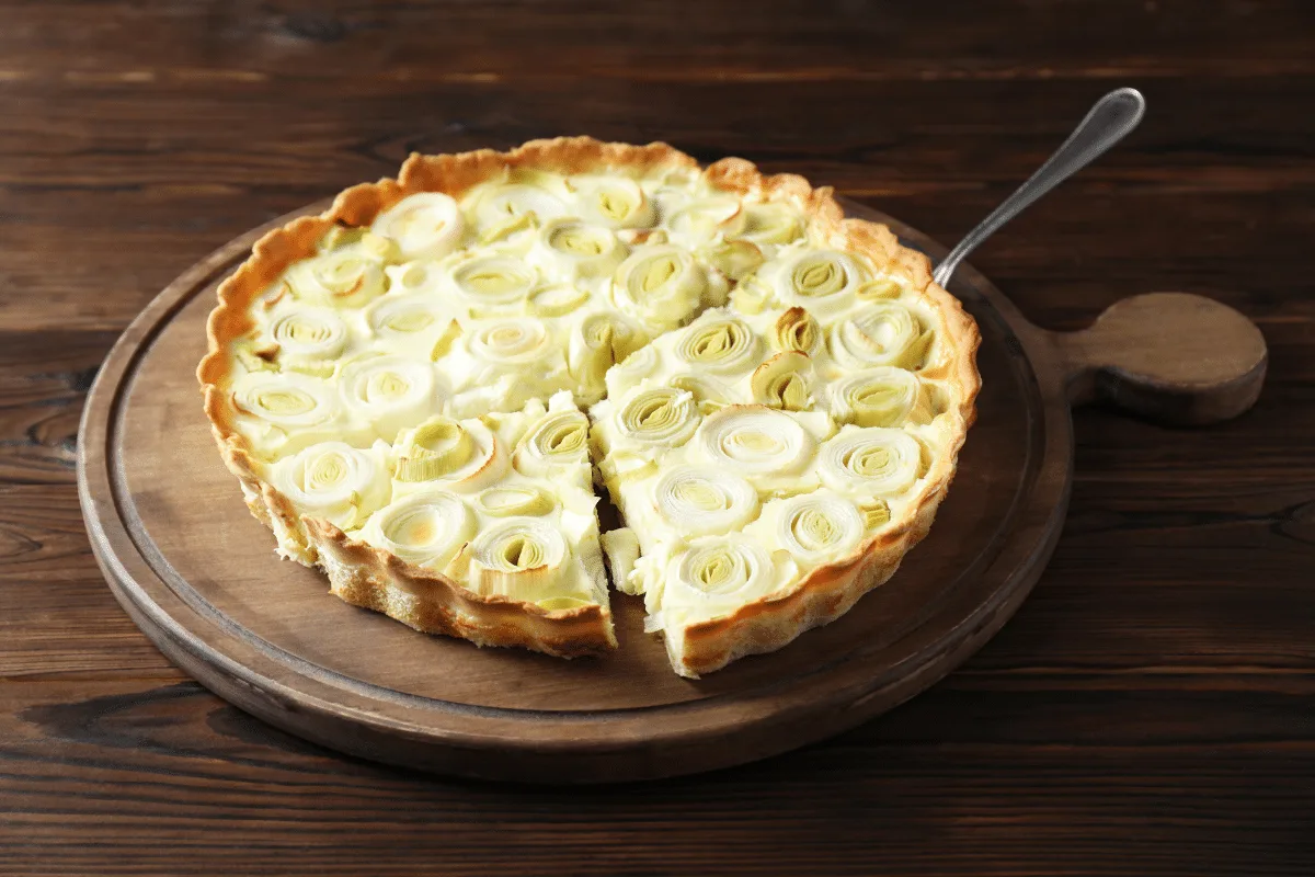 Esta quiche de alho-poró é a receita fácil e saudável que faltava para o seu lanche da tarde