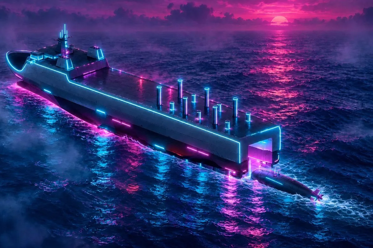 A China está a construir um “porta-submarinos” para drones subaquáticos gigantes