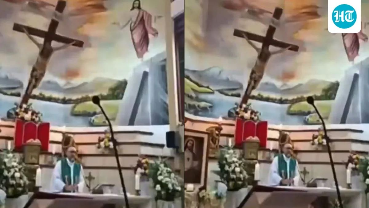 Catholic priest dies after crucifix falls on him during livestreamed Mass in Ecuador