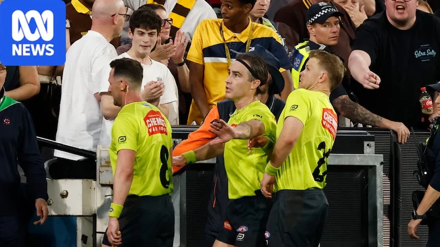 AFL bans loom for bottle-throwing Hawks fans