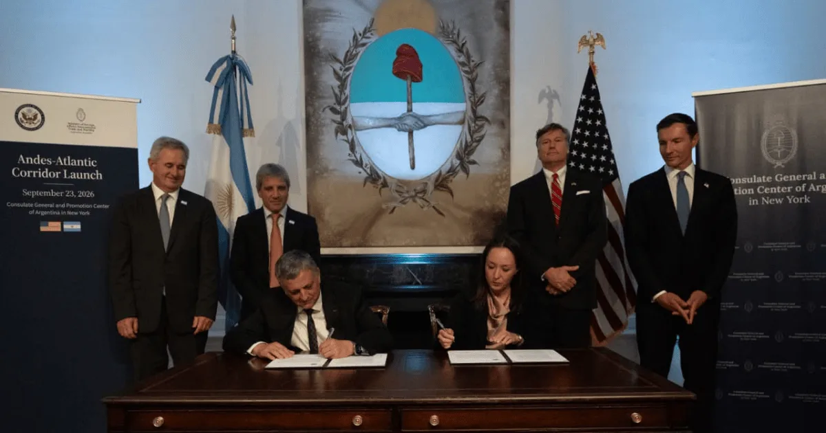 «Corredor Andes-Atlántico»: los detalles del acuerdo de infraestructura por US$ 7.000 millones con Estados Unidos