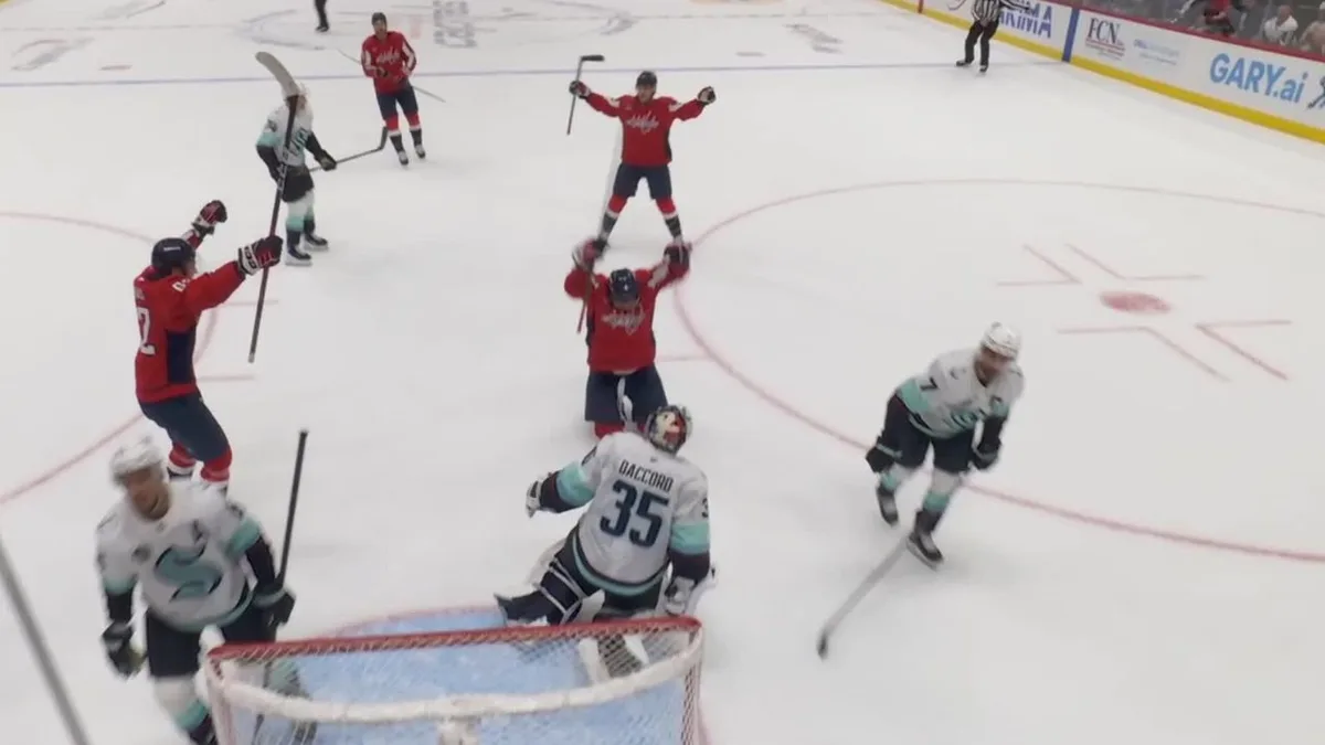 Capitals’ Ovechkin nets first goal of season vs. Kraken