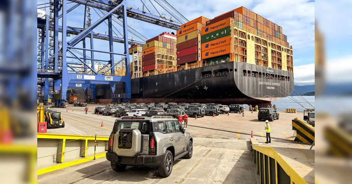 Movimentação de veículos em Paranaguá em oito meses deste ano supera todo 2025