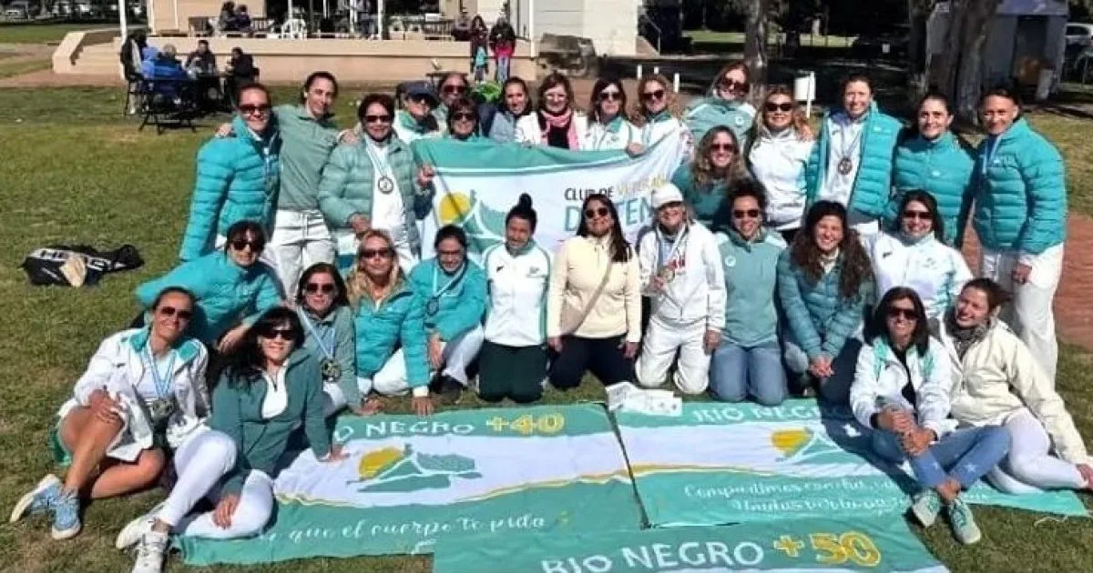 El Club de Veteranas de Río Negro se destacó en el Torneo Patagónico de tenis