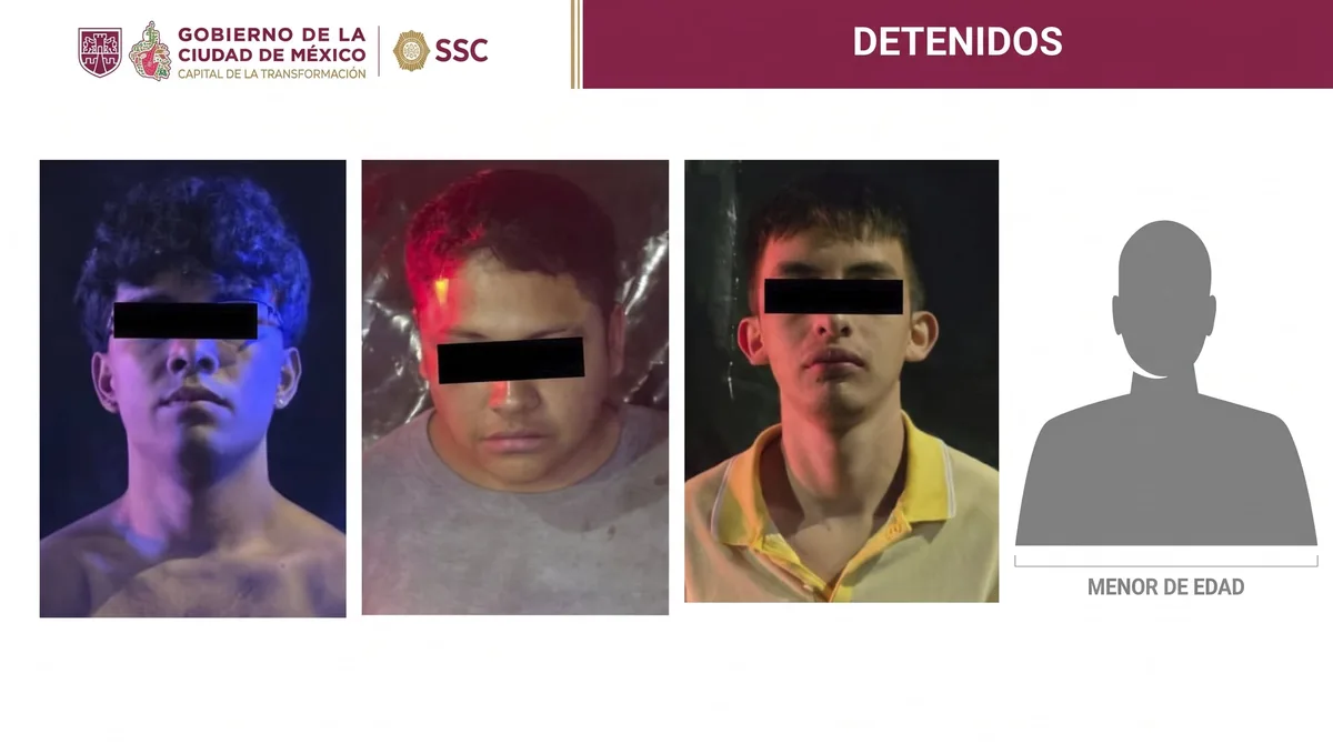 Detienen a 4 por presunta extorsión a vendedor de comida en Venustiano Carranza