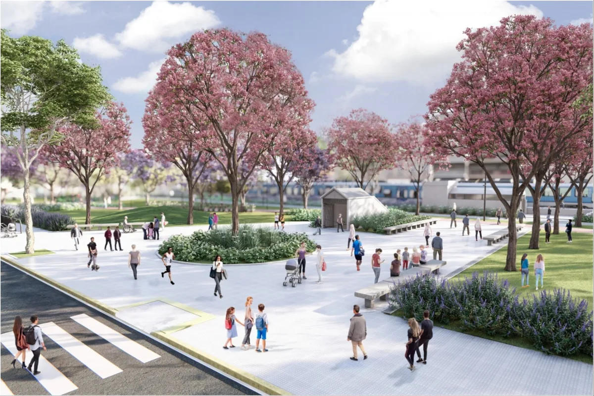Con drenaje sostenible, suelo absorbente y farolas peatonales: la Ciudad recuperó un predio usurpado y lo transforma en un nuevo parque que promete beneficiar a más de 50.000 vecinos porteños