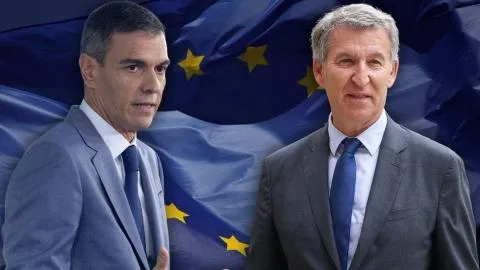 Sánchez y Feijóo arrastran su campaña electoral a Bruselas en una jornada clave para Europa
