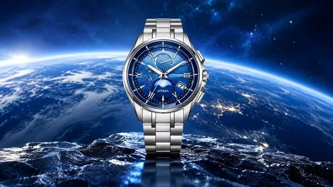 Citizen lança Attesa em edição limitada com visor azul e bateria de até 2 anos e meio