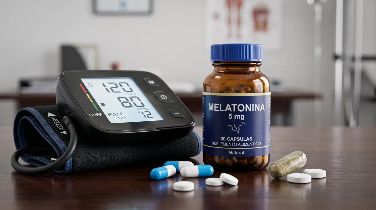 Melatonina y medicamentos para la presión arterial: qué interacciones pueden ocurrir y cuáles son los principales riesgos
