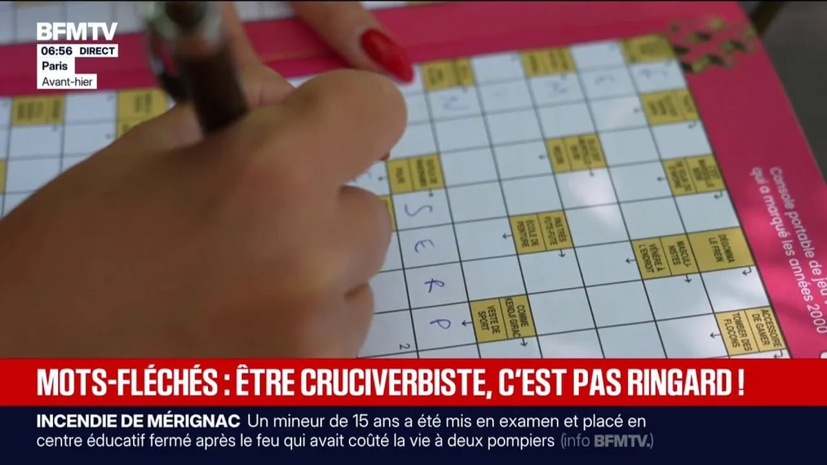 "Quand je suis bloqué j'appelle ma grande-mère": le retour à la mode des mots fléchés
