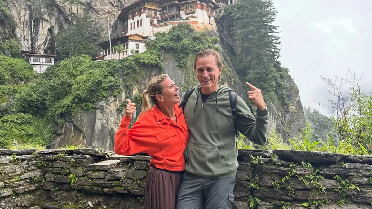 Las impresionantes fotos de Patricia Cerezo y Kiko Gámez en Bután: nueva parada en su exótica luna de miel