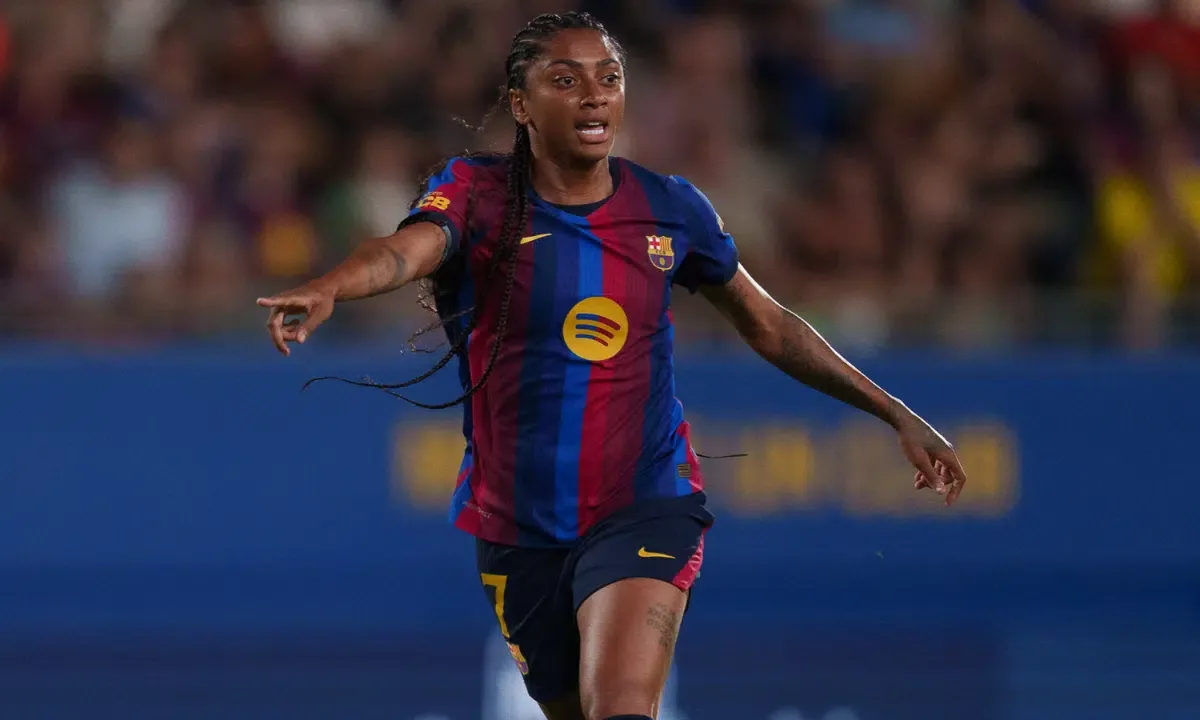 Kerolin estreia pelo Barcelona em vitória sobre o Montpellier