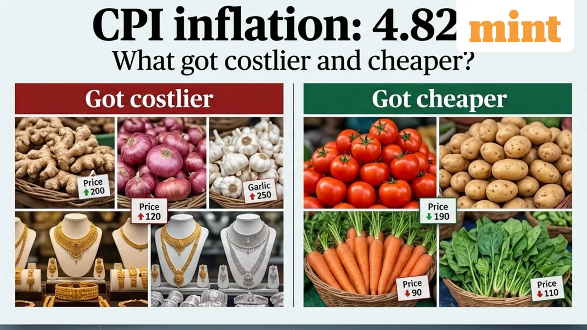 CPI inflation rises to 4.82% in August 2026: Which everyday items became costlier and which got cheaper?
