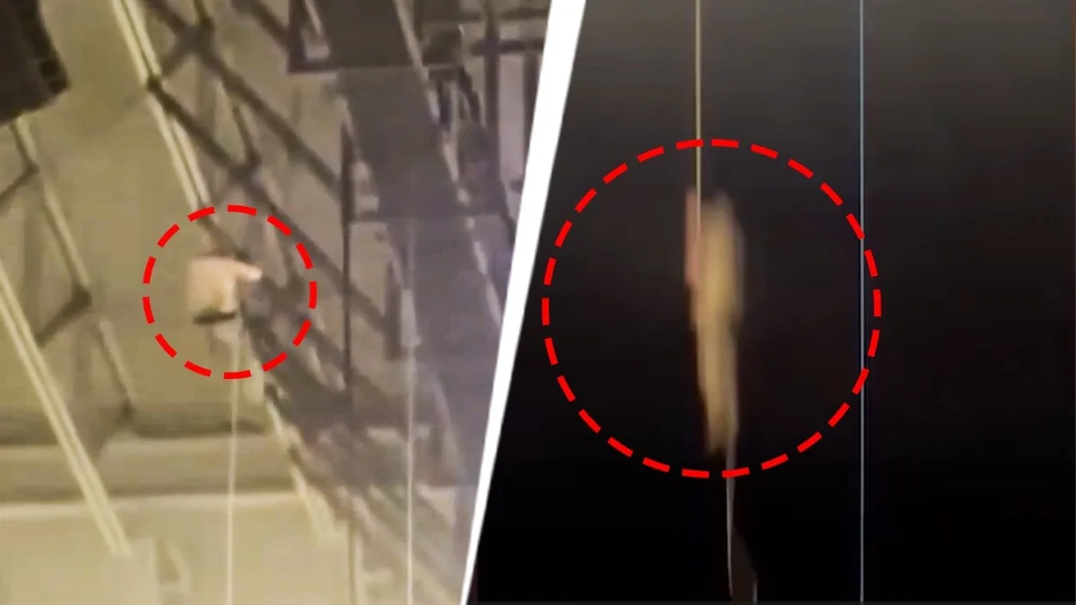 On camera, US soldier falls while rappelling from 170-foot stadium roof, dies