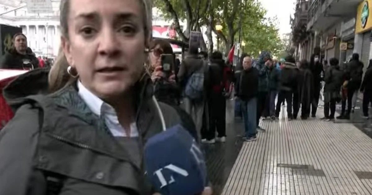 "Te creés que no me como los gases también": una cronista de LN+ fue agredida por manifestantes durante la marcha universitaria