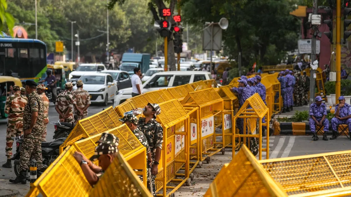 'Unprecedented security': How Delhi is bracing for October 10 protests against CEC