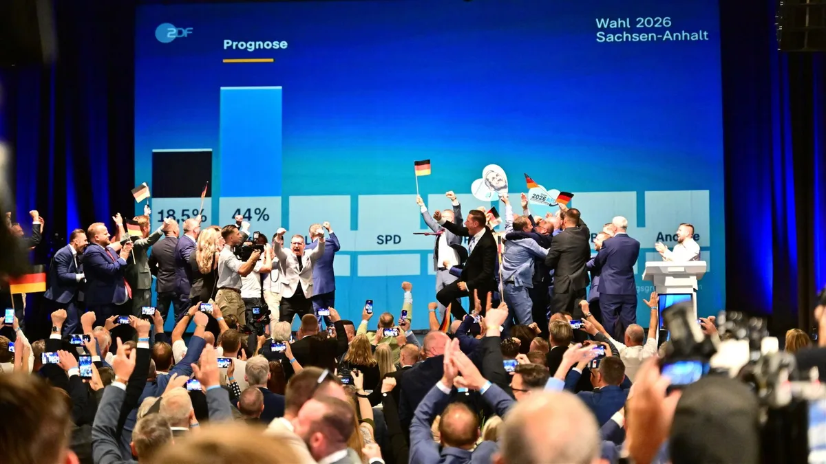 Hochrechnung zur Wahl in Sachsen-Anhalt: AfD mit Rekordergebnis - CDU stürzt ab