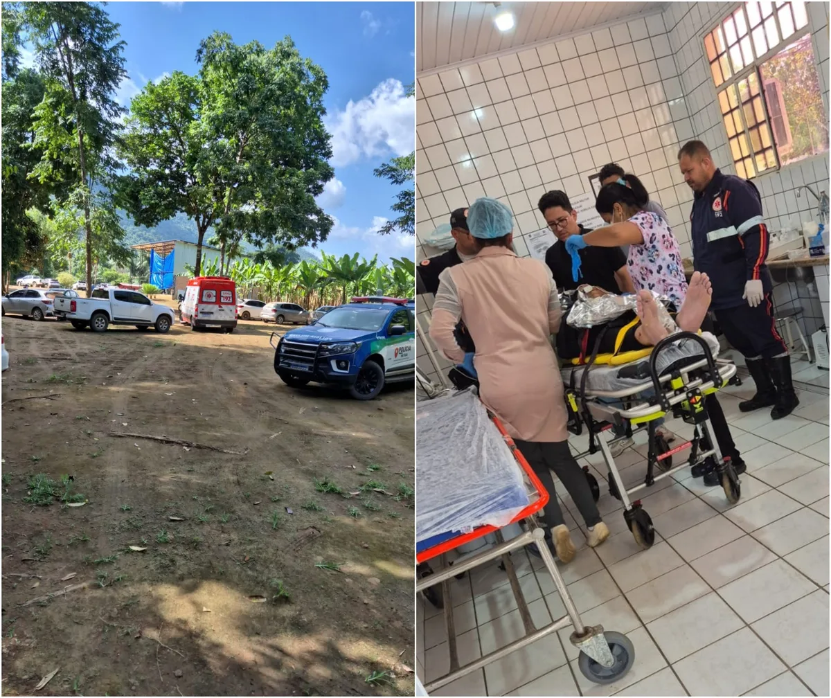 Guia de turismo fica ferido após queda durante rapel em cachoeira de Mucajaí