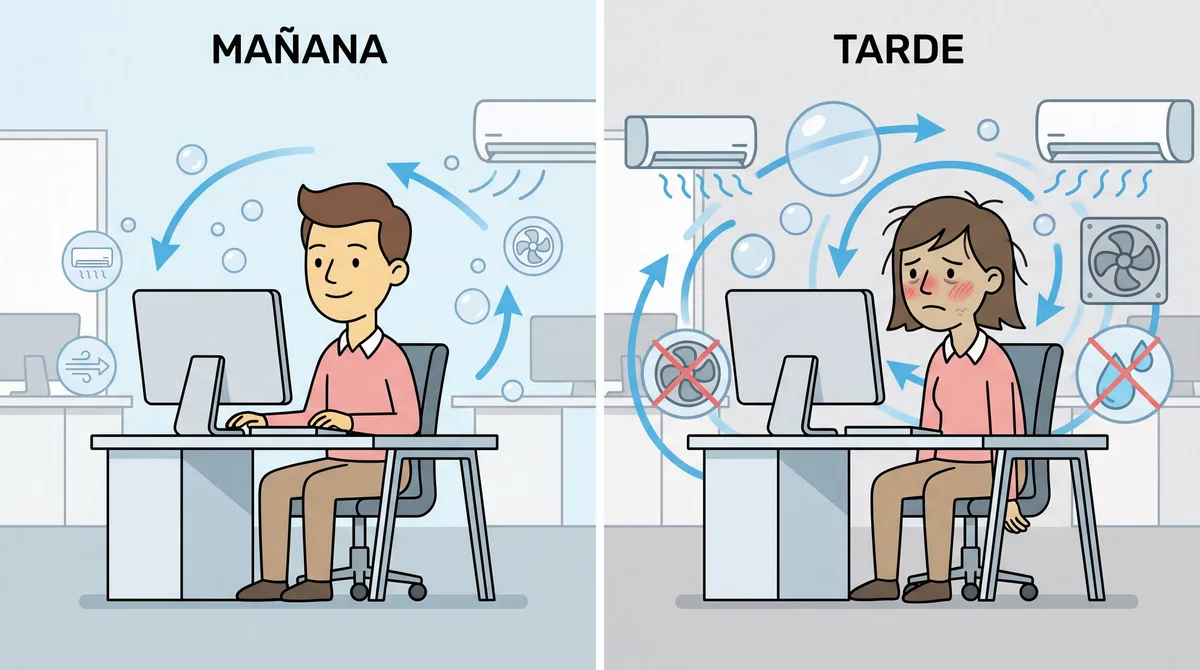 ¿Puede el aire de la oficina “arruinar” realmente la piel y el cabello?