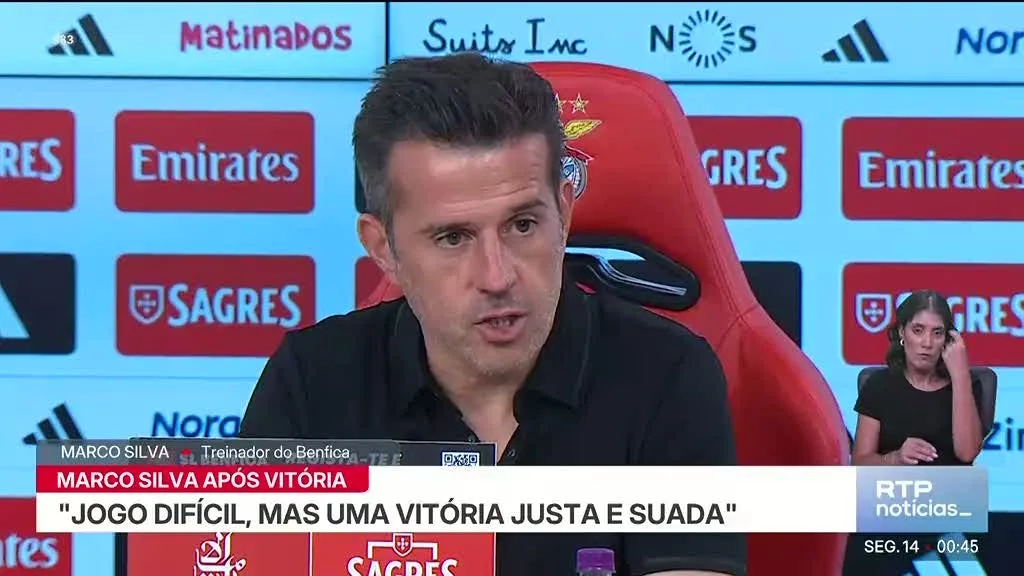 I Liga. Benfica vence Gil Vicente com golo decisivo aos 87 minutos