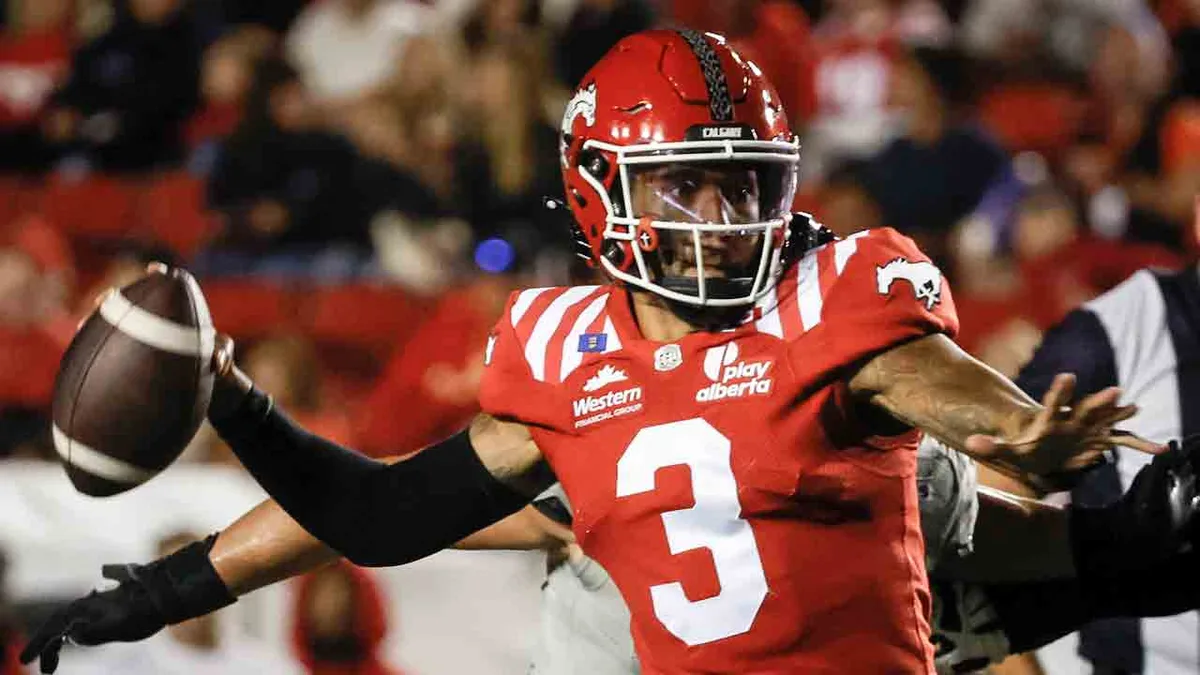 Stampeders QB Vernon Adams Jr. out vs. Tiger-Cats, Josh Love to start