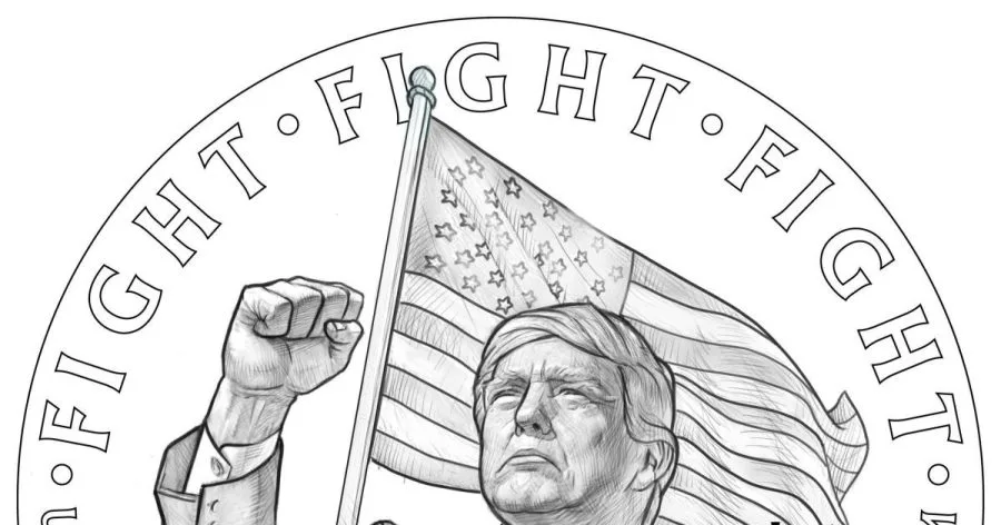 US Mint officially launches $1 coin featuring Trump