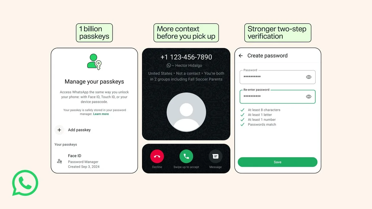WhatsApp adds stronger verification tools, more details for unknown callers