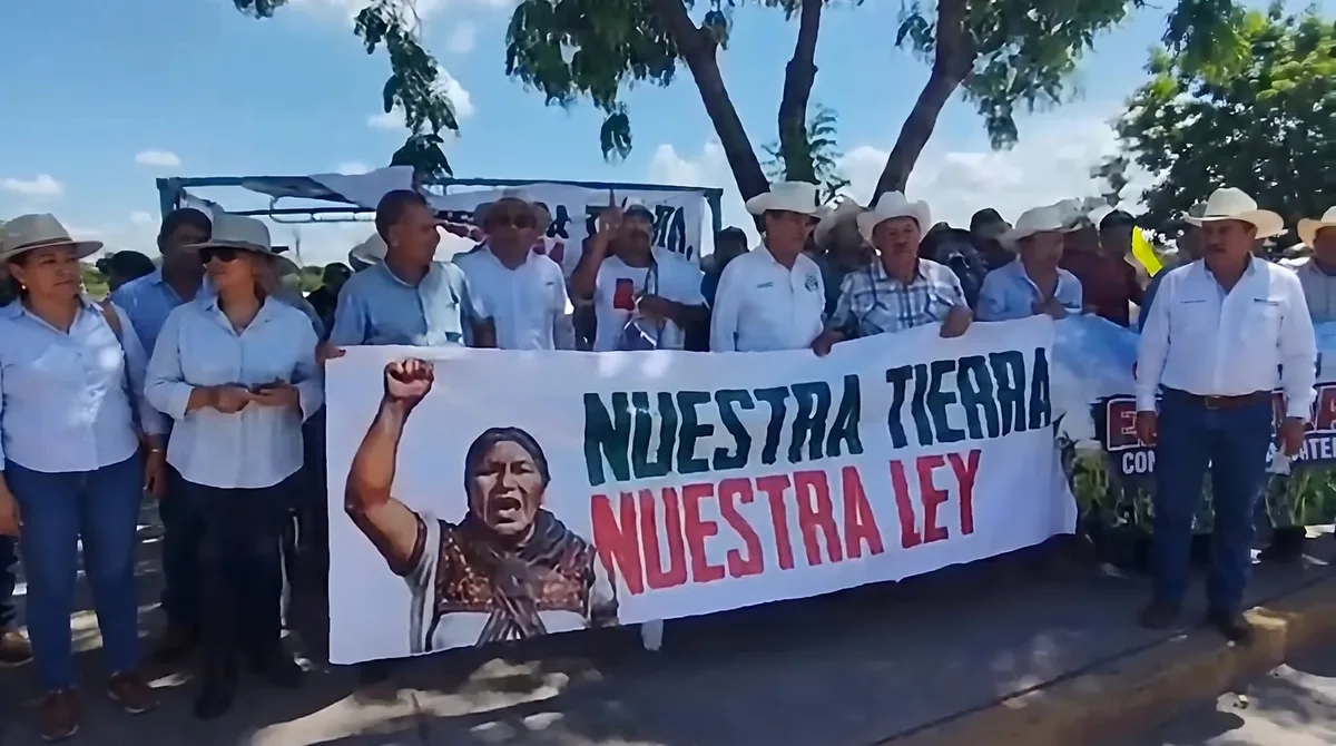 Productores de maíz y trigo reclaman a Sheinbaum pagos pendientes durante su visita a Culiacán