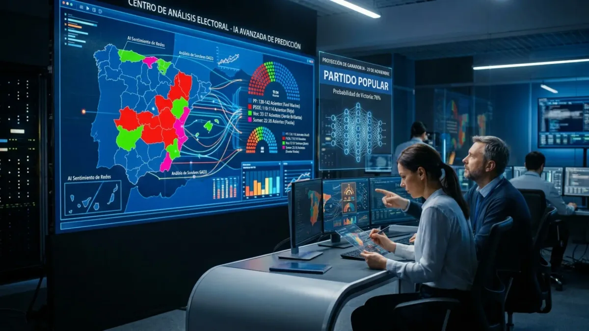 Quién ganará las elecciones generales del 29N, según la Inteligencia Artificial