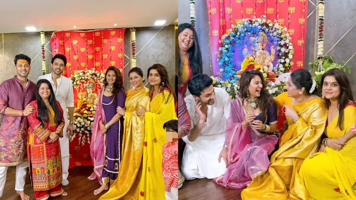 Erica Fernandez's Ganesh Chaturthi Pics With Kasautii Zindagii Kay 2 Co-Stars Go Viral