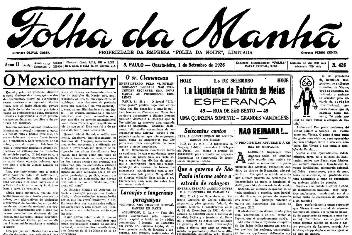 1926: Emoção marca missa no Rio em memória a Rodolfo Valentino