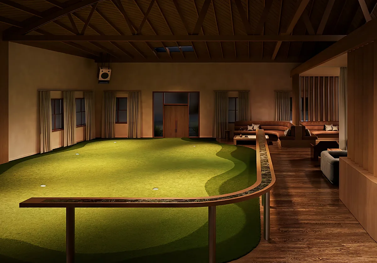 El club de golf con uno de los 'putting green' bajo techo más grandes de California