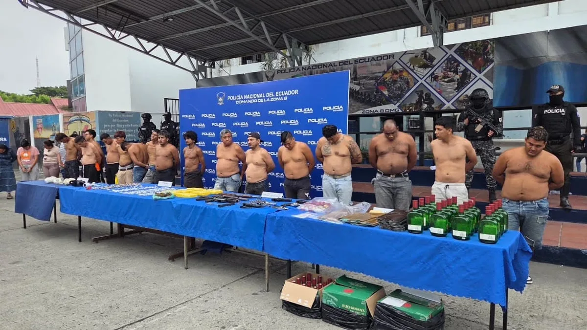 Ecuador: descubren presunto centro de adulteración de whisky en un operativo contra el crimen organizado