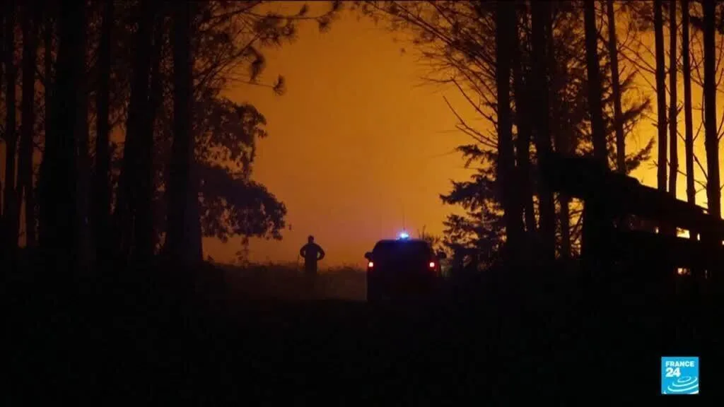 Landes : l'incendie a progressé à 1 100 hectares, mais pas de dégâts majeurs