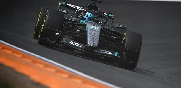 Russell larga na frente na sprint do GP da Holanda e Bortoleto sai em nono