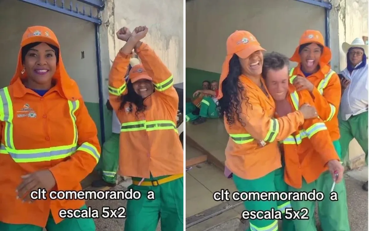 Fim da escala 6x1: garis viralizam com vídeo comemorando a mudança