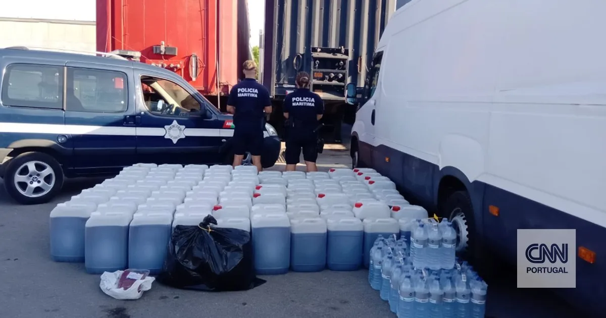 Polícia Marítima apreende mais 2 mil litros de combustível em Cacilhas