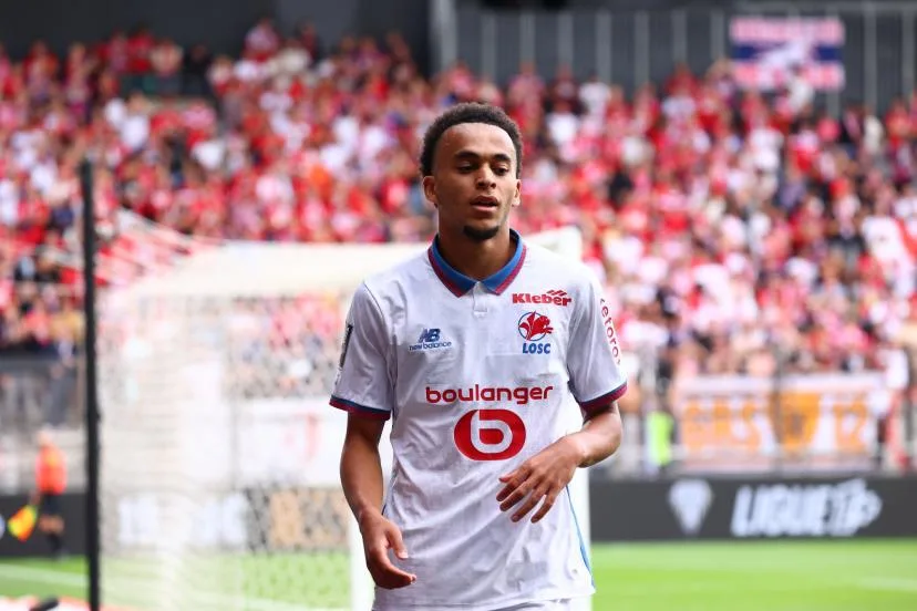 Ethan Mbappé sort touché lors de Nice-Lille