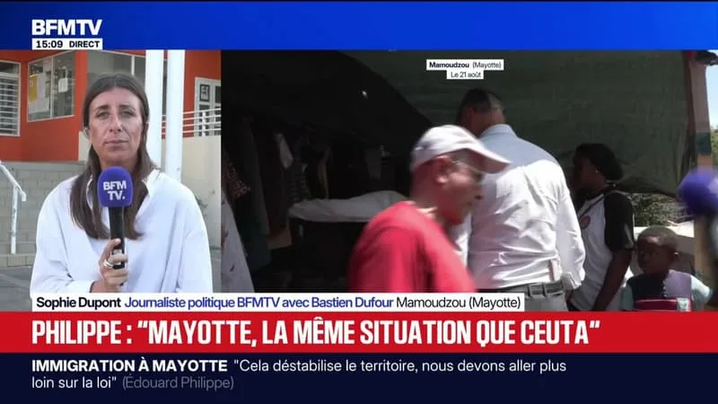 "Reprendre le contrôle" de l'immigration: depuis Mayotte, Édouard Philippe donne ses "priorités" pour l'archipel