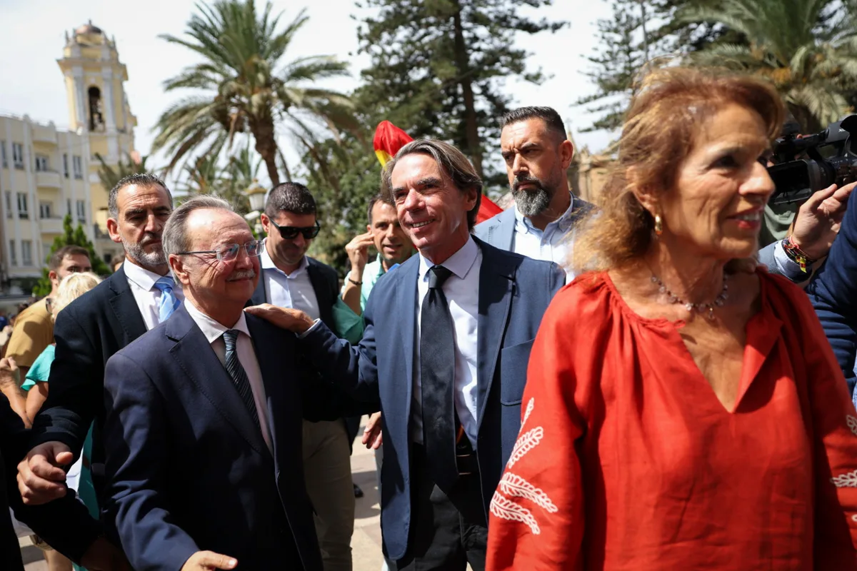 Aznar arremete contra la pasividad del Gobierno en Ceuta: "La integridad nacional no tiene vacaciones"