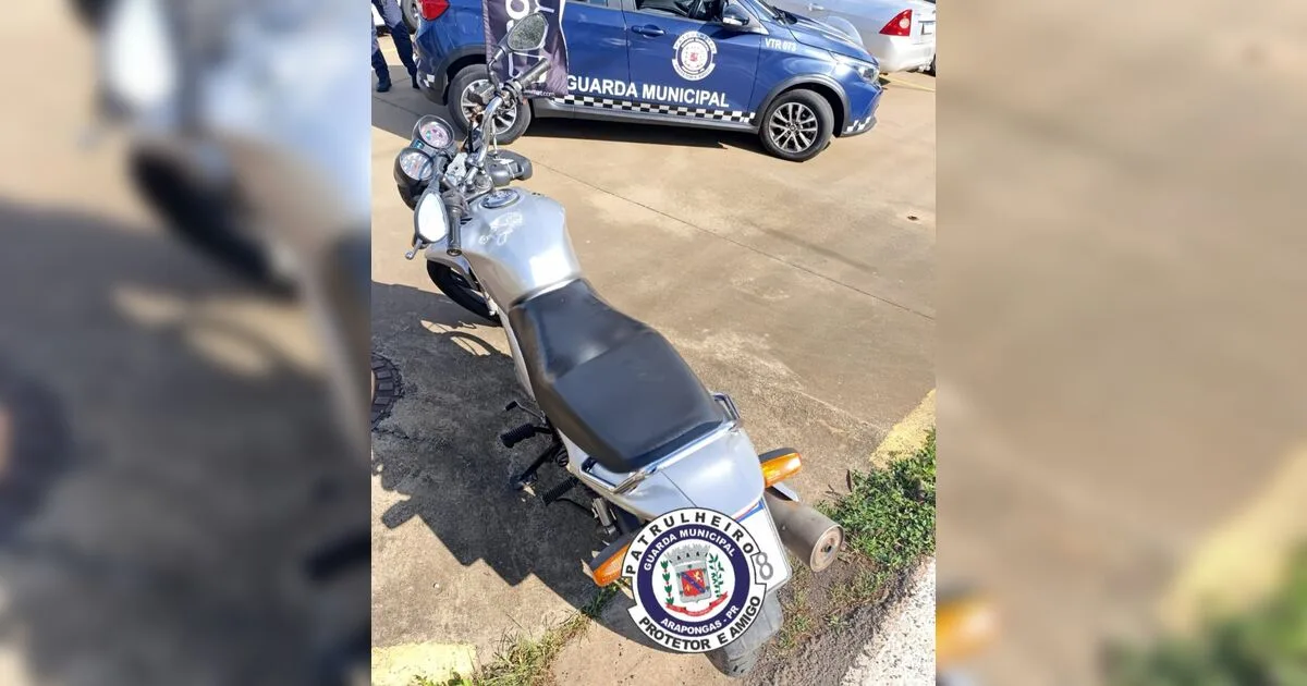 Motociclista sem CNH faz conversão proibida e tem moto apreendida pela GM