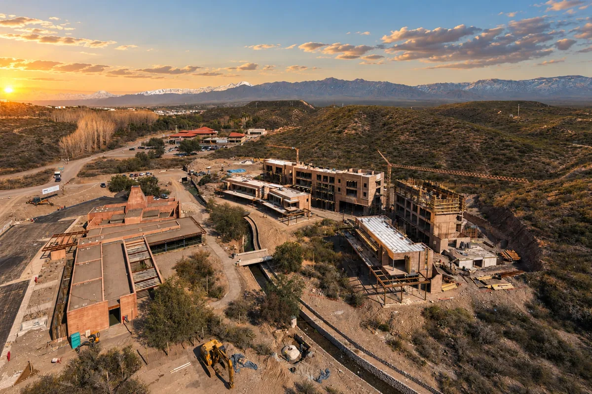 Parece un “pueblito italiano”: así es el megaproyecto inmobiliario que se levanta en Mendoza
