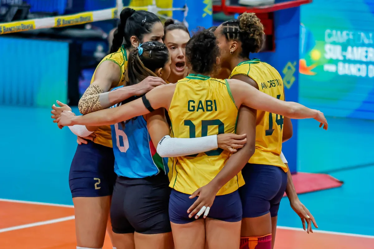 Vôlei: Brasil é campeão Sul-Americano e garante vaga na Olimpíada de 2028