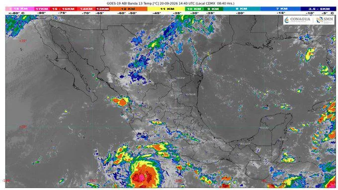 Alerta por posible ciclón tropical en el Pacífico: Protección Civil activa protocolos en Jalisco, Colima y Michoacán